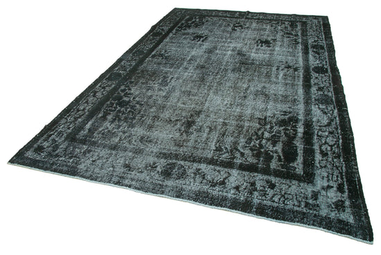 7x11 Black Over Dyed Rug - 25514