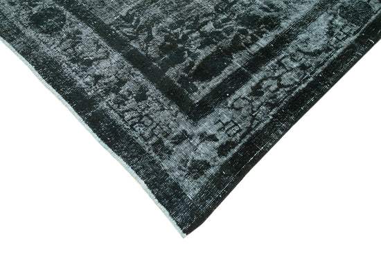 7x11 Black Over Dyed Rug - 25514