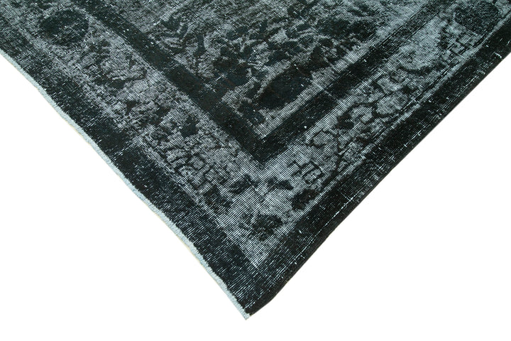 7x11 Black Over Dyed Rug - 25514