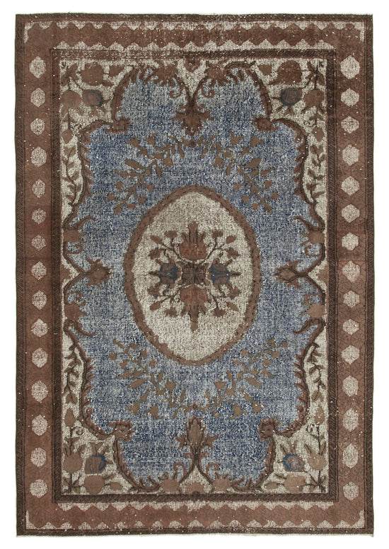 7x10 Brown Over Dyed Rug - 25518