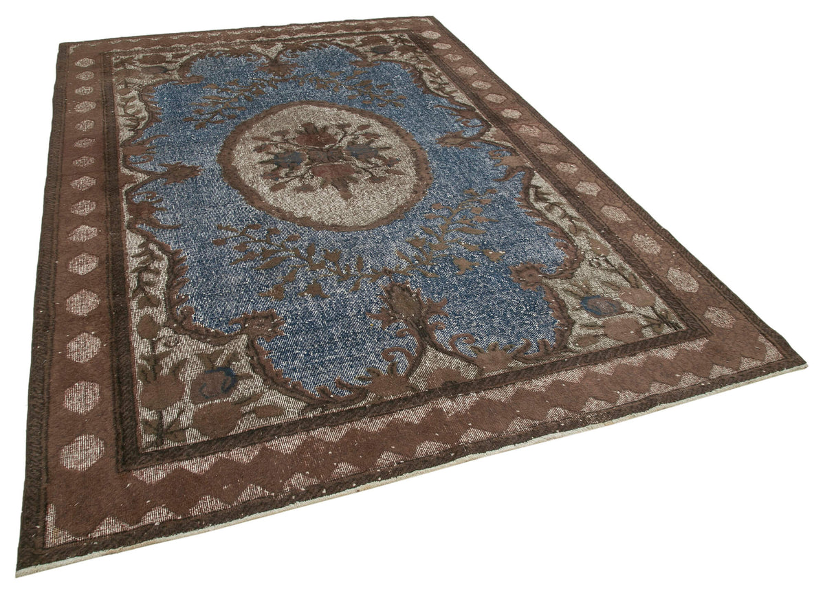7x10 Brown Over Dyed Rug - 25518