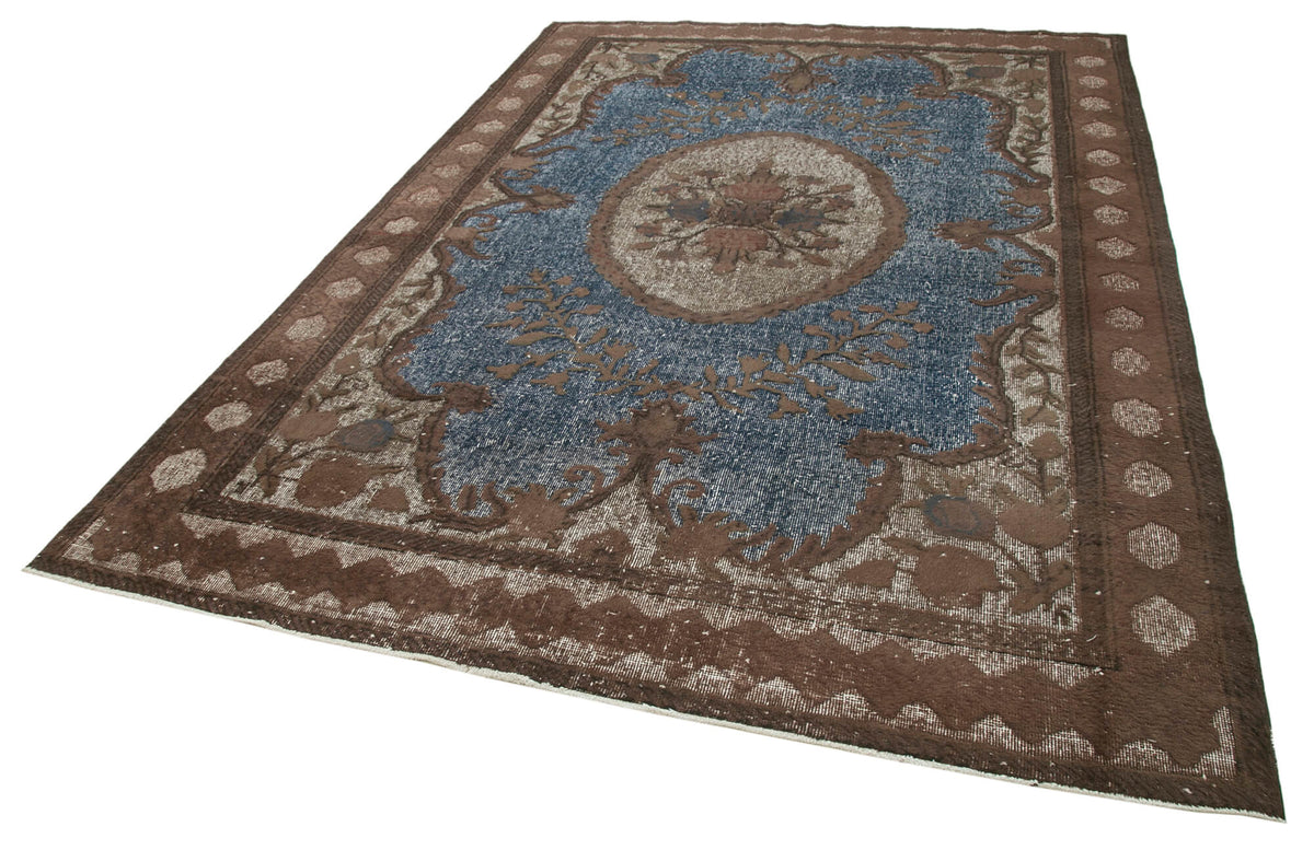 7x10 Brown Over Dyed Rug - 25518