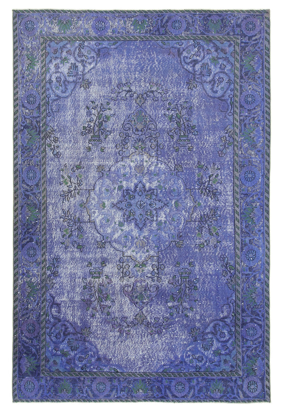 6x9 Purple Over Dyed Rug - 25519