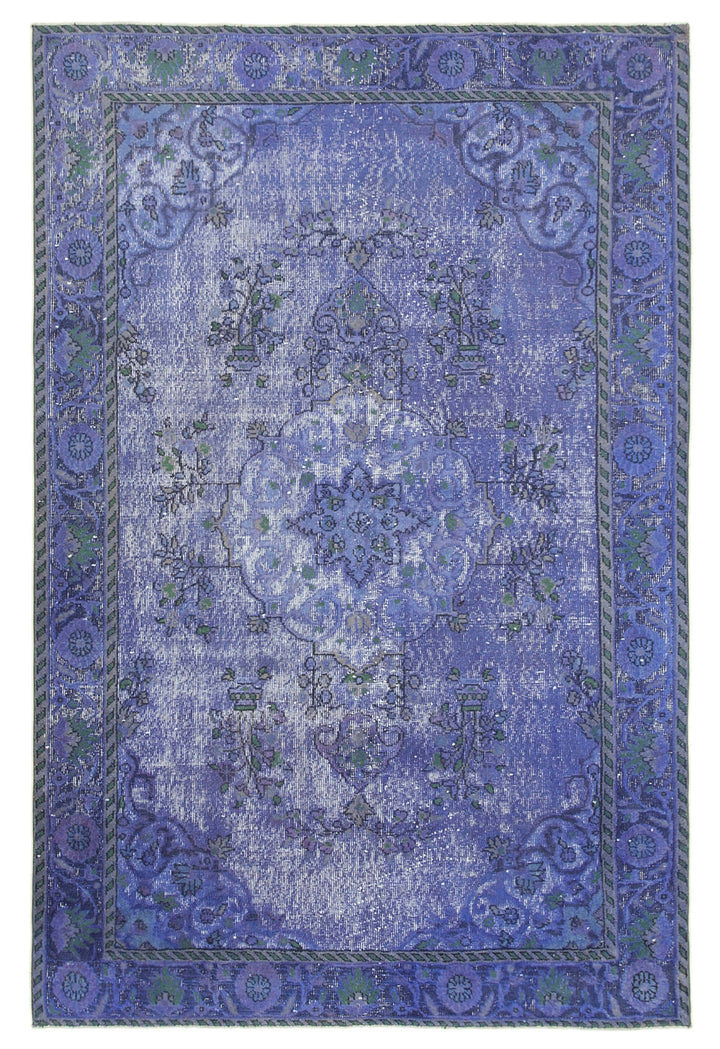 6x9 Purple Over Dyed Rug - 25519