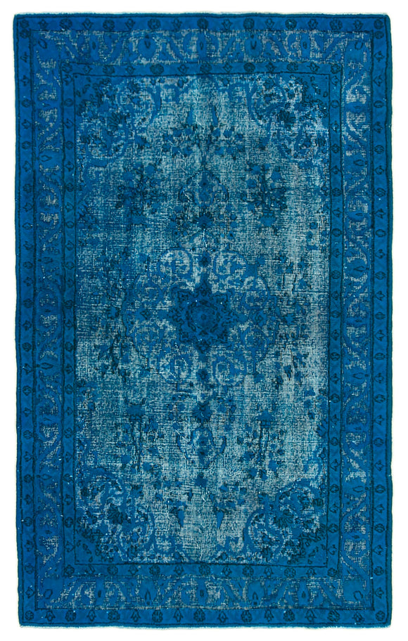 5x8 Blue Over Dyed Rug - 25526