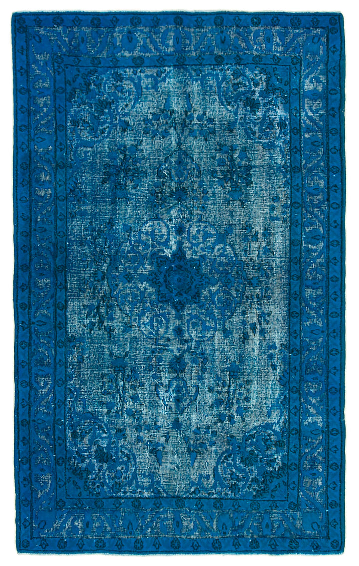 5x8 Blue Over Dyed Rug - 25526