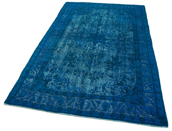 5x8 Blue Over Dyed Rug - 25526