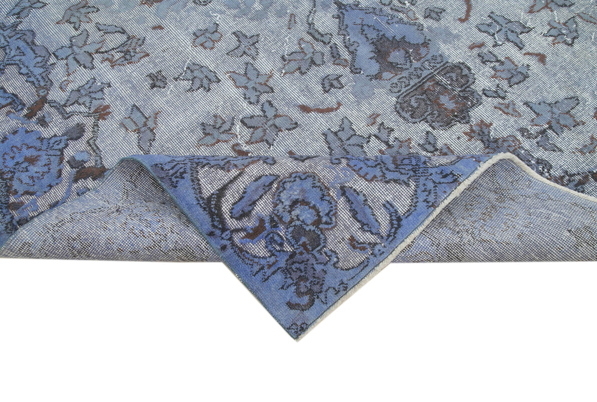 6x10 Blue Over Dyed Rug - 25536