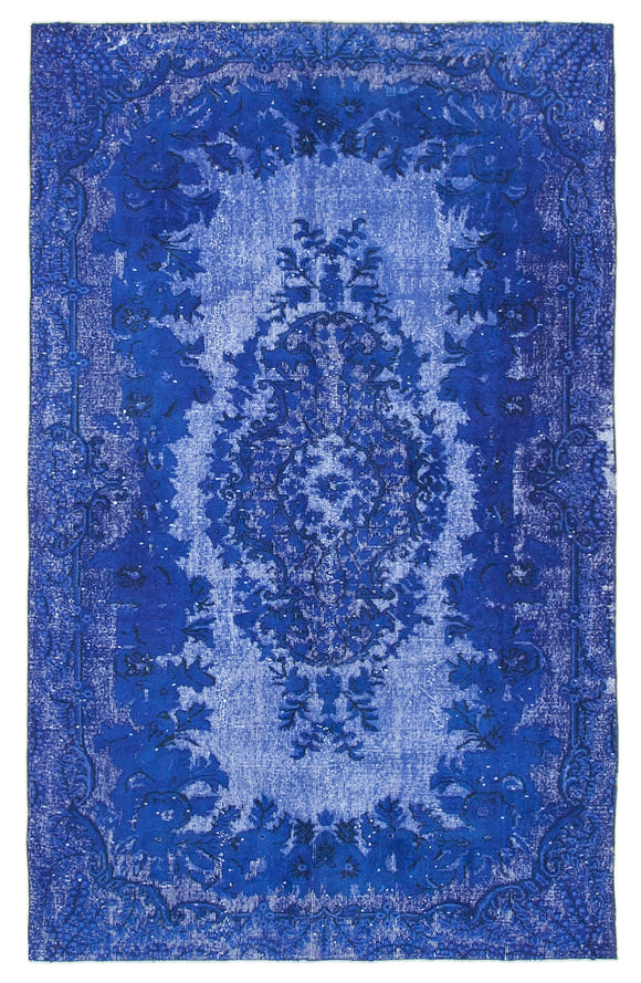 6x9 Blue Over Dyed Rug - 25538