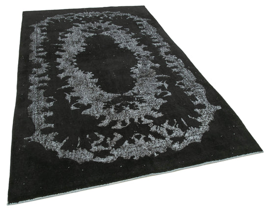 6x9 Black Over Dyed Rug - 25540