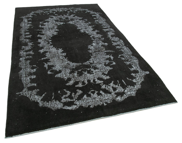 6x9 Black Over Dyed Rug - 25540