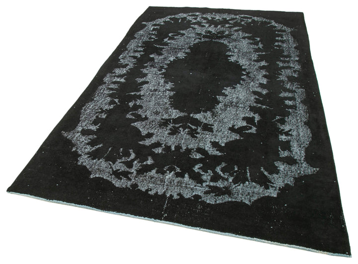 6x9 Black Over Dyed Rug - 25540