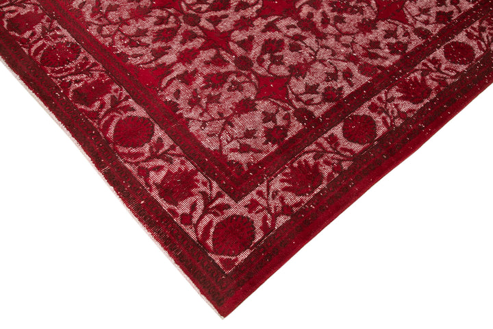 7x10 Red Over Dyed Rug - 25546