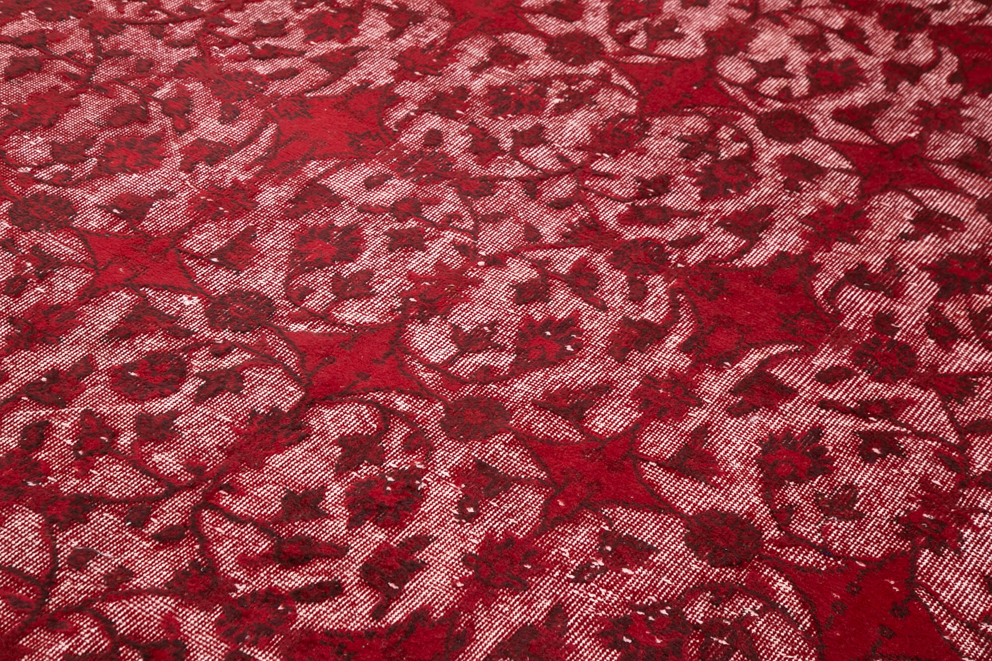 7x10 Red Over Dyed Rug - 25546