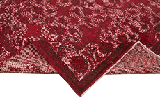 7x10 Red Over Dyed Rug - 25546