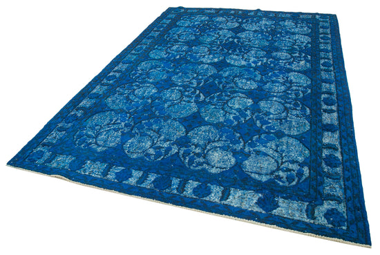 7x10 Blue Over Dyed Rug - 25548