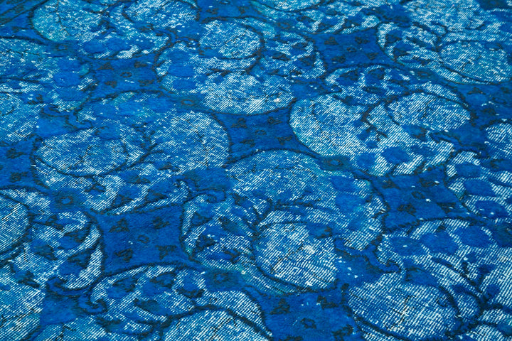 7x10 Blue Over Dyed Rug - 25548
