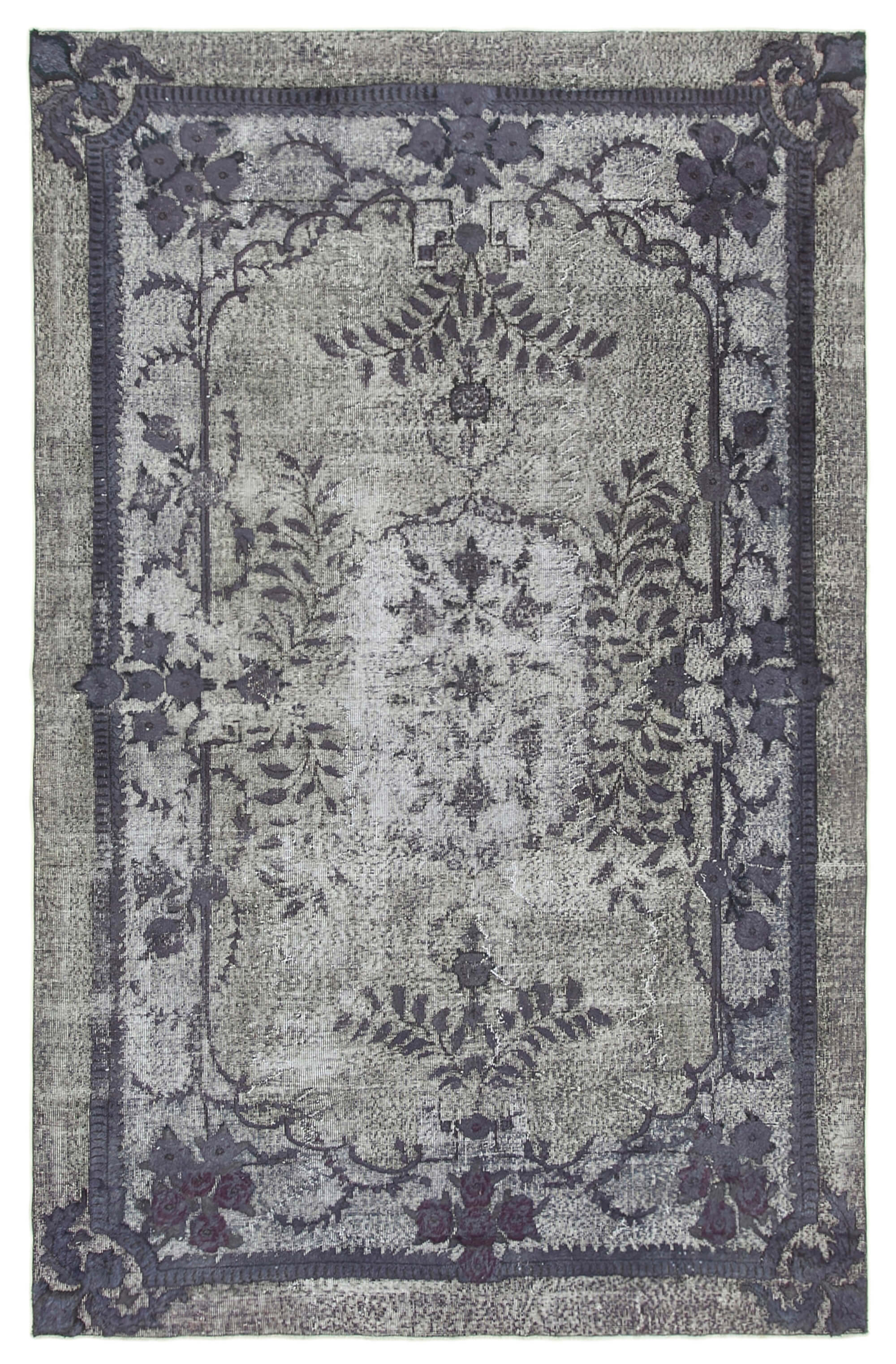 7x10 Grey Over Dyed Rug - 25550