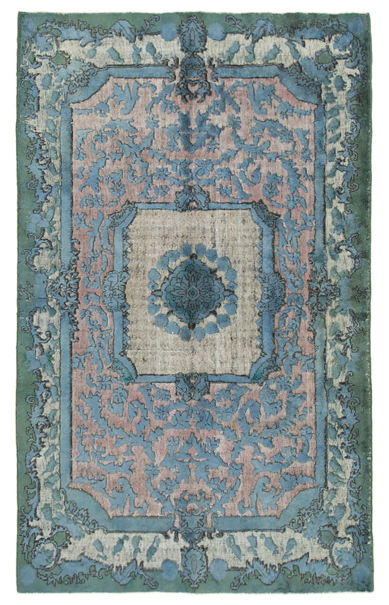 5x8 Blue Over Dyed Rug - 25557
