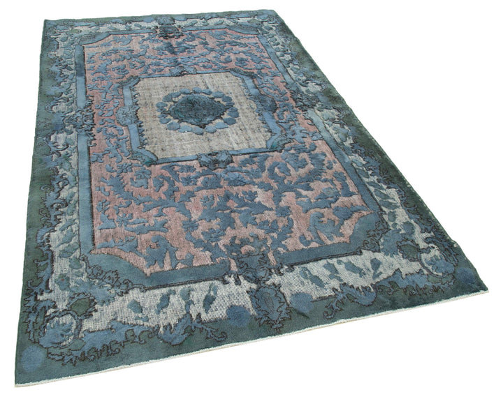 5x8 Blue Over Dyed Rug - 25557
