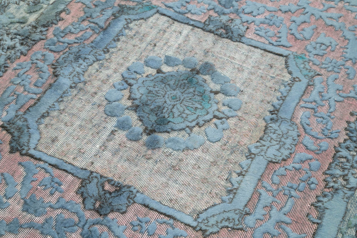 5x8 Blue Over Dyed Rug - 25557