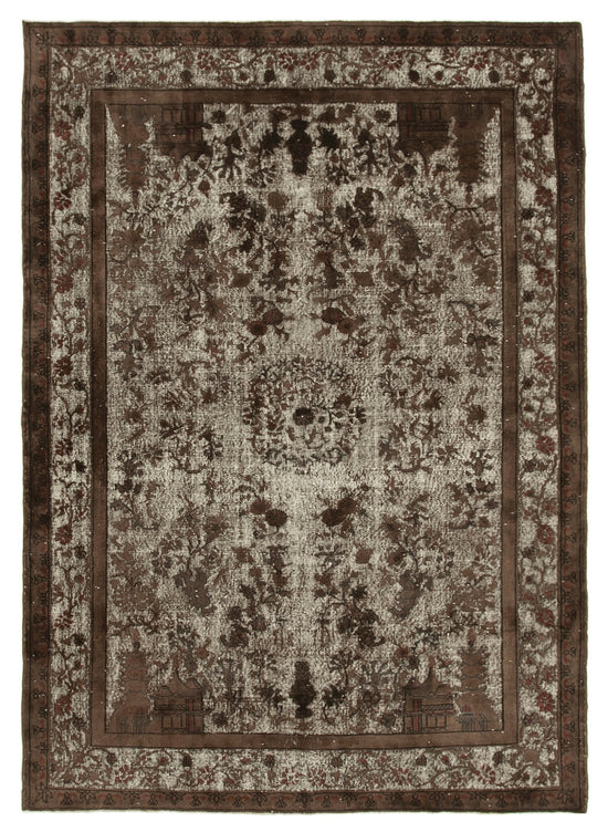 7x10 Brown Over Dyed Rug - 25558