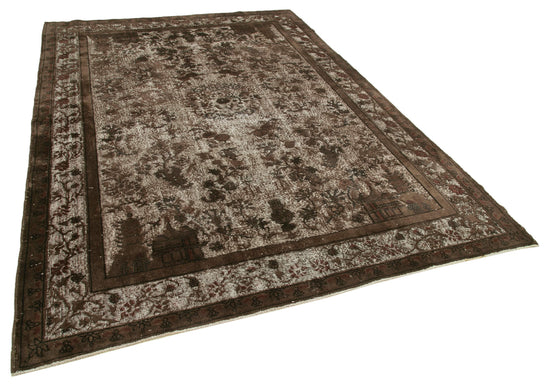 7x10 Brown Over Dyed Rug - 25558