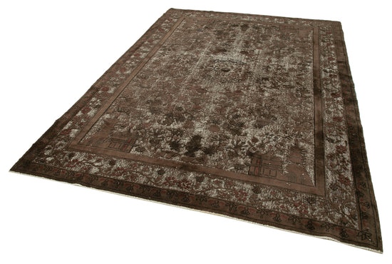 7x10 Brown Over Dyed Rug - 25558