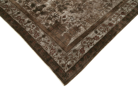7x10 Brown Over Dyed Rug - 25558