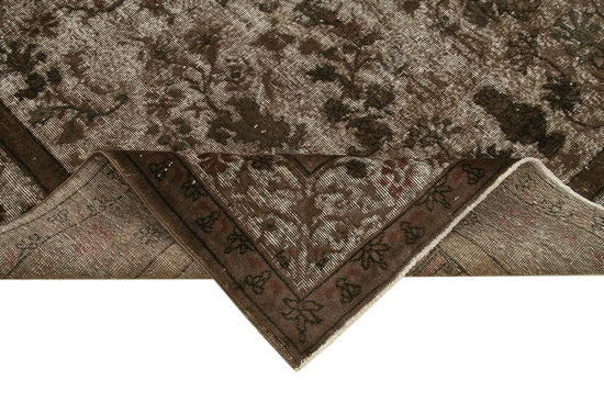 7x10 Brown Over Dyed Rug - 25558