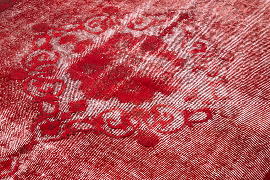 6x10 Red Over Dyed Rug - 25561