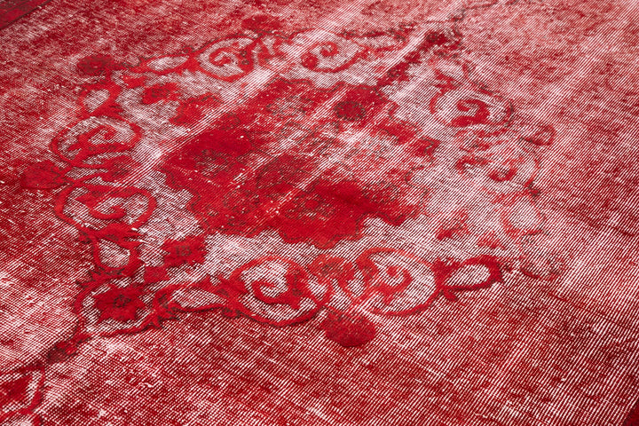 6x10 Red Over Dyed Rug - 25561