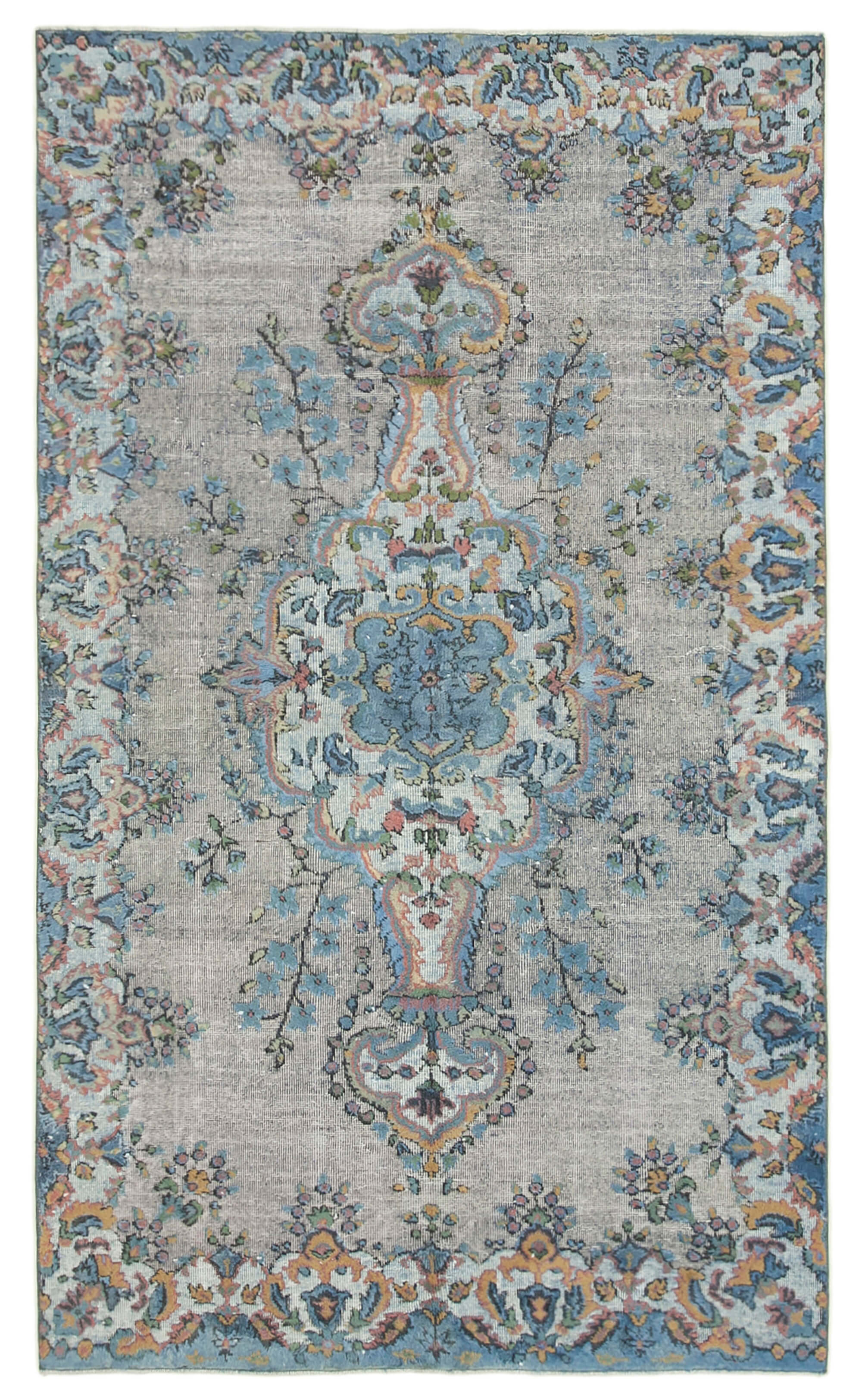 5x9 Blue Over Dyed Rug - 25566