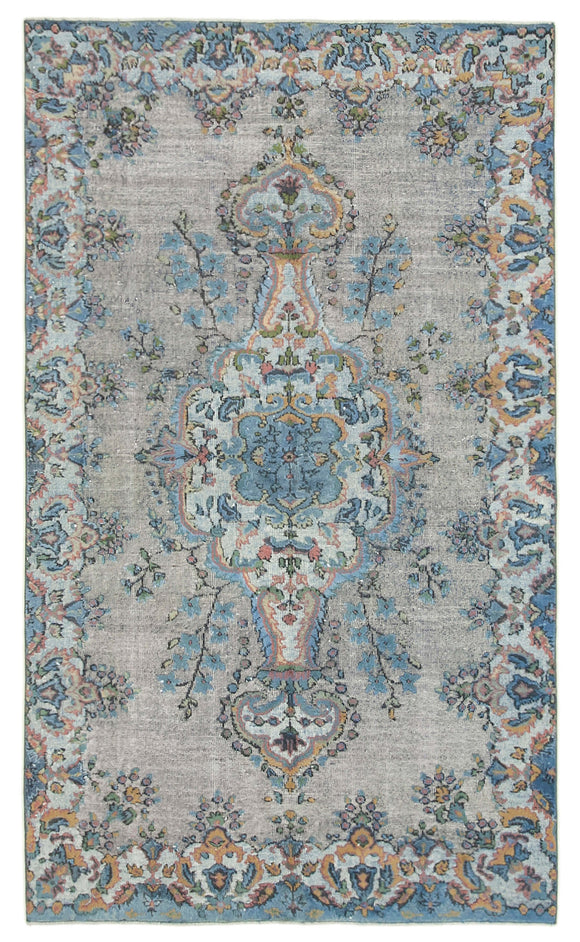 5x9 Blue Over Dyed Rug - 25566