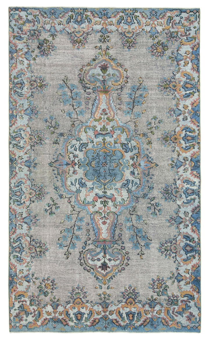 5x9 Blue Over Dyed Rug - 25566