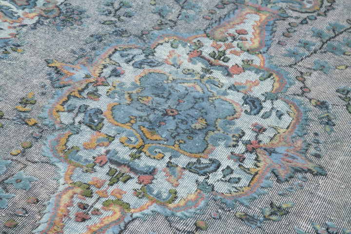 5x9 Blue Over Dyed Rug - 25566