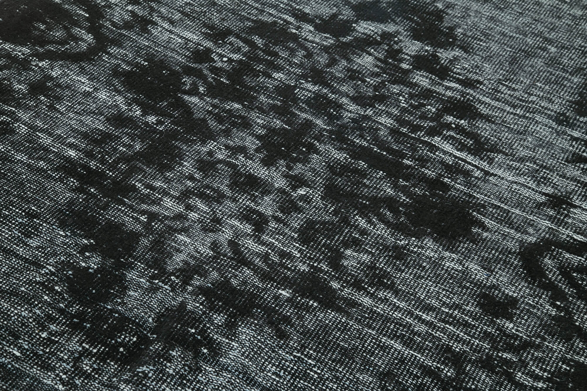 5x9 Black Over Dyed Rug - 25571