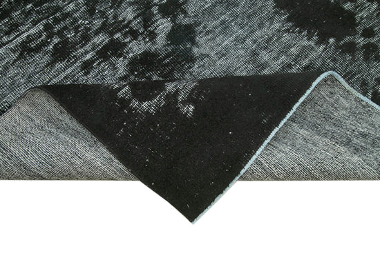 5x9 Black Over Dyed Rug - 25571