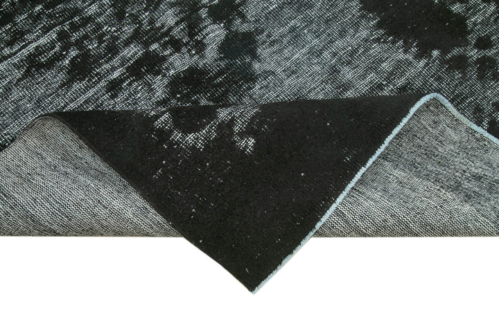 5x9 Black Over Dyed Rug - 25571