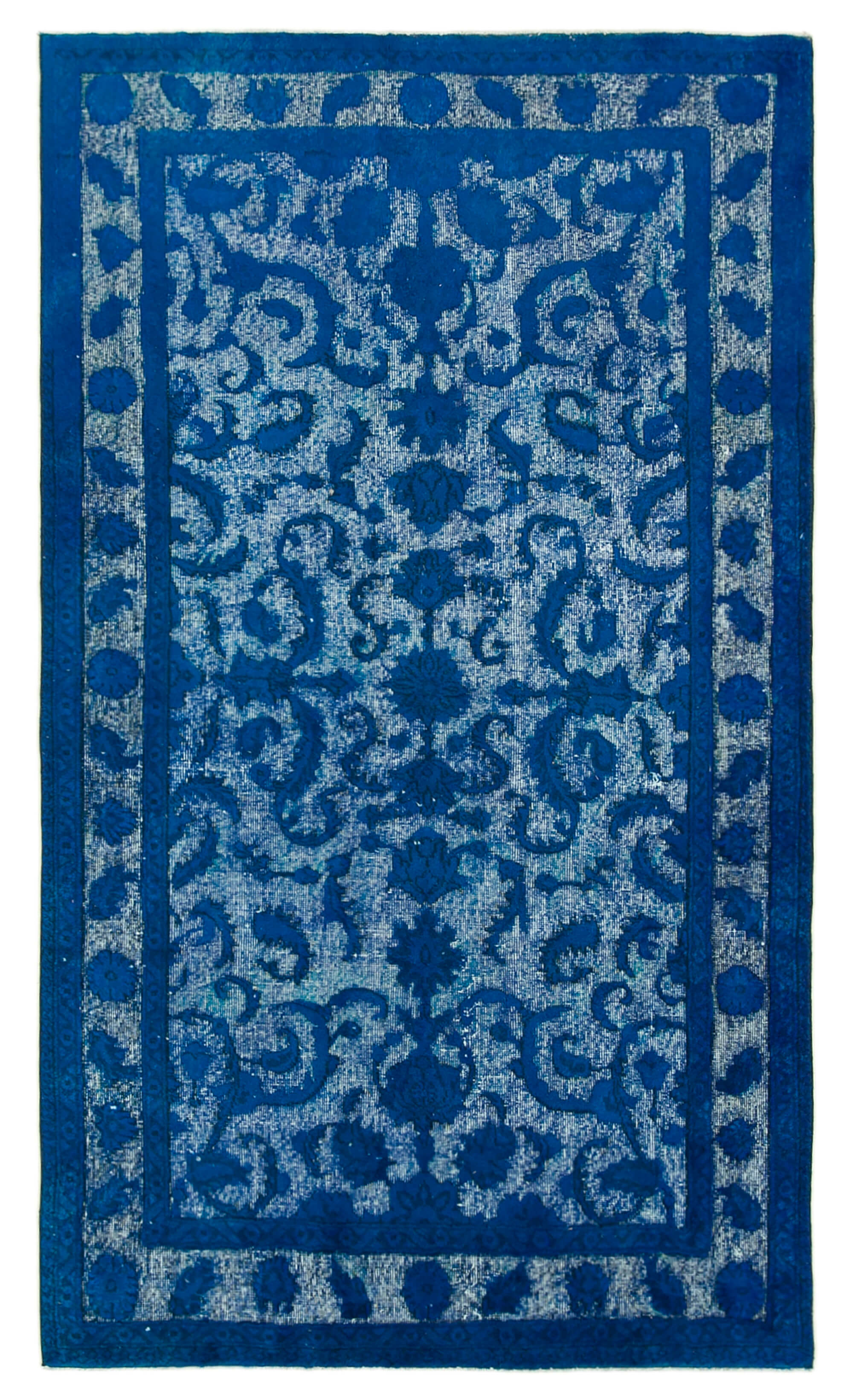 5x8 Blue Over Dyed Rug - 25572