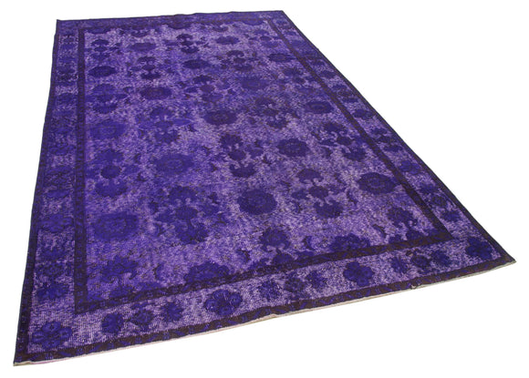 6x9 Purple Over Dyed Rug - 25587