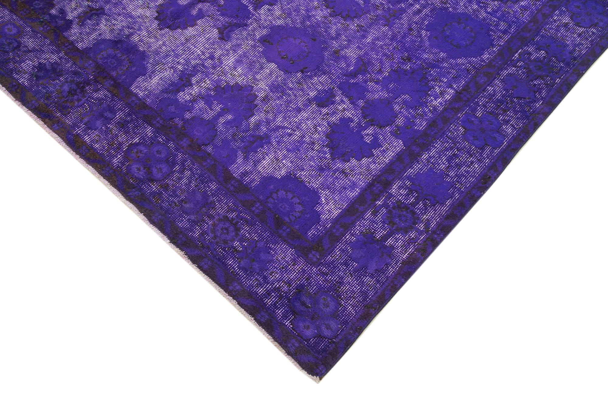 6x9 Purple Over Dyed Rug - 25587