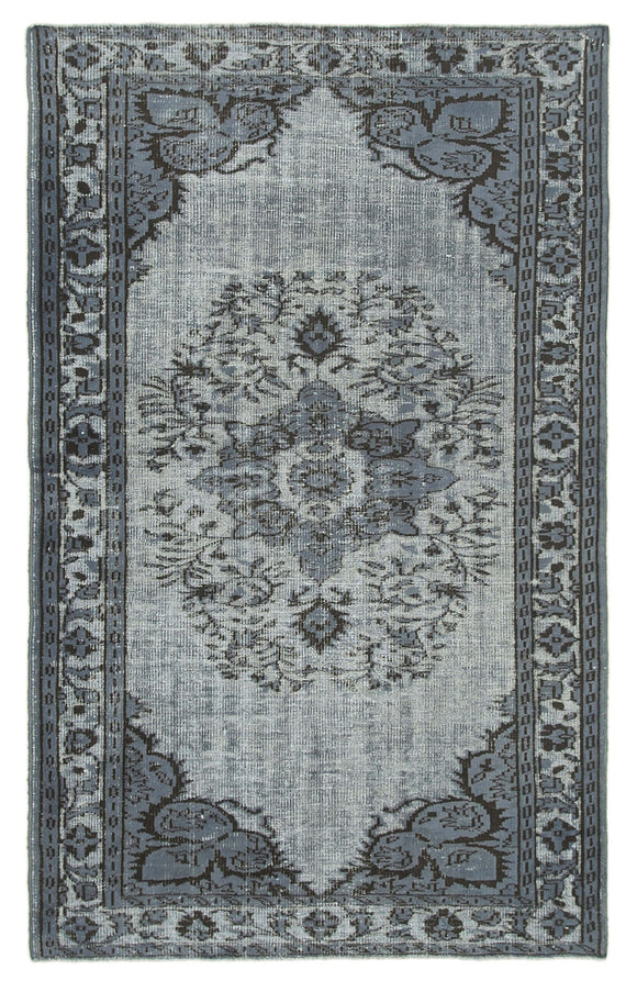 5x8 Grey Over Dyed Rug - 25588