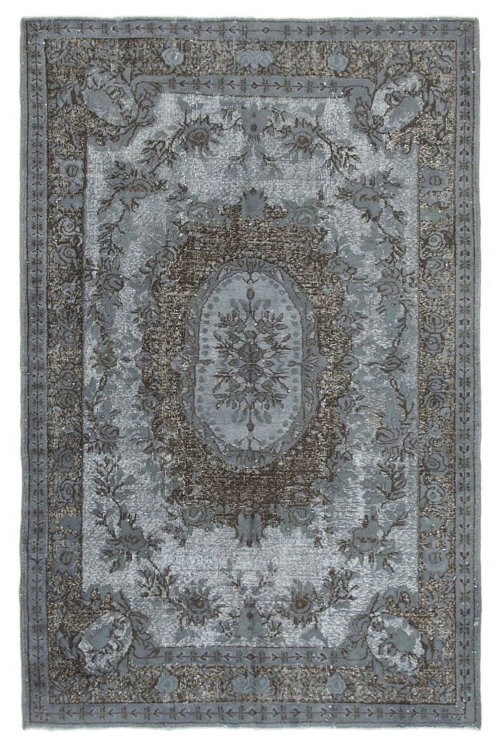 6x9 Grey Over Dyed Rug - 25591