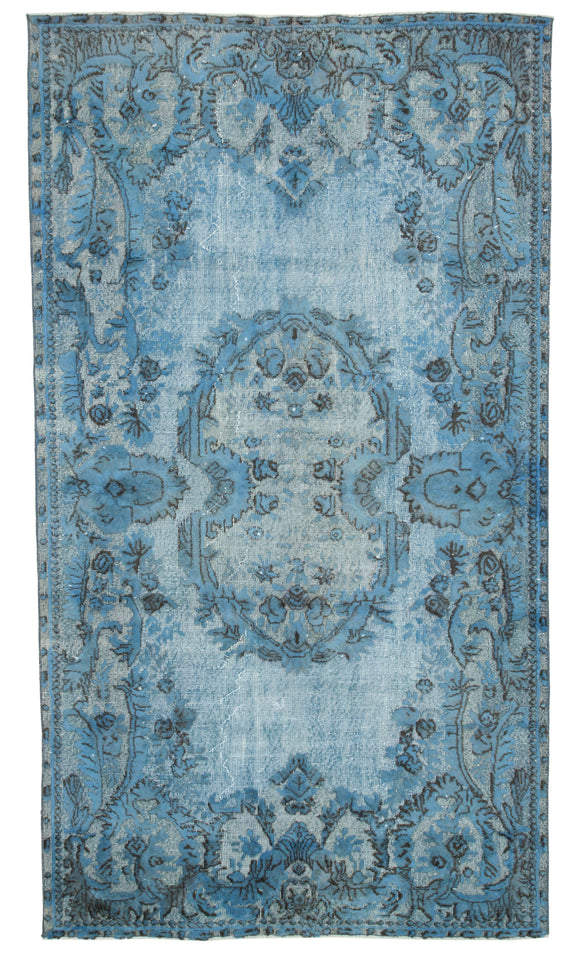 6x10 Blue Over Dyed Rug - 25606