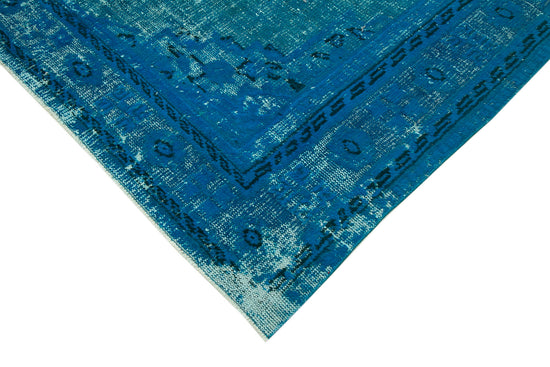 7x10 Turquoise Over Dyed Rug - 25609