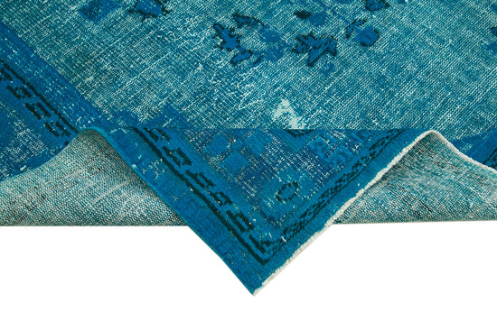 7x10 Turquoise Over Dyed Rug - 25609
