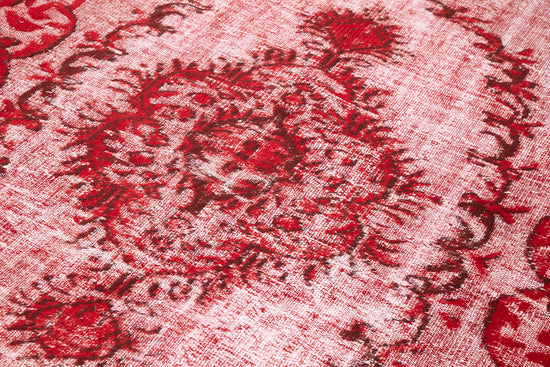 5x9 Red Over Dyed Rug - 25614