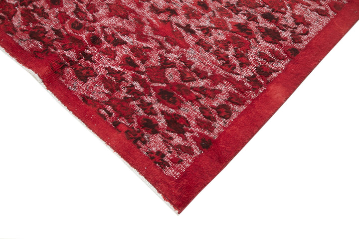 5x8 Red Over Dyed Rug - 25616