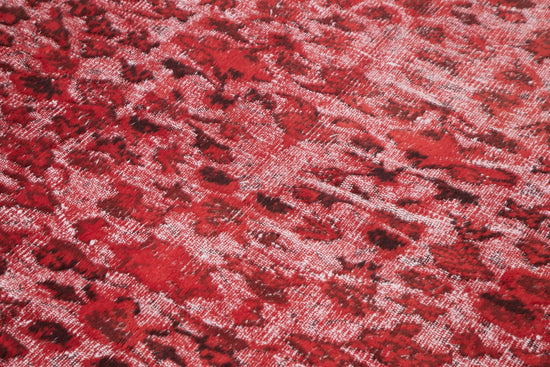 5x8 Red Over Dyed Rug - 25616